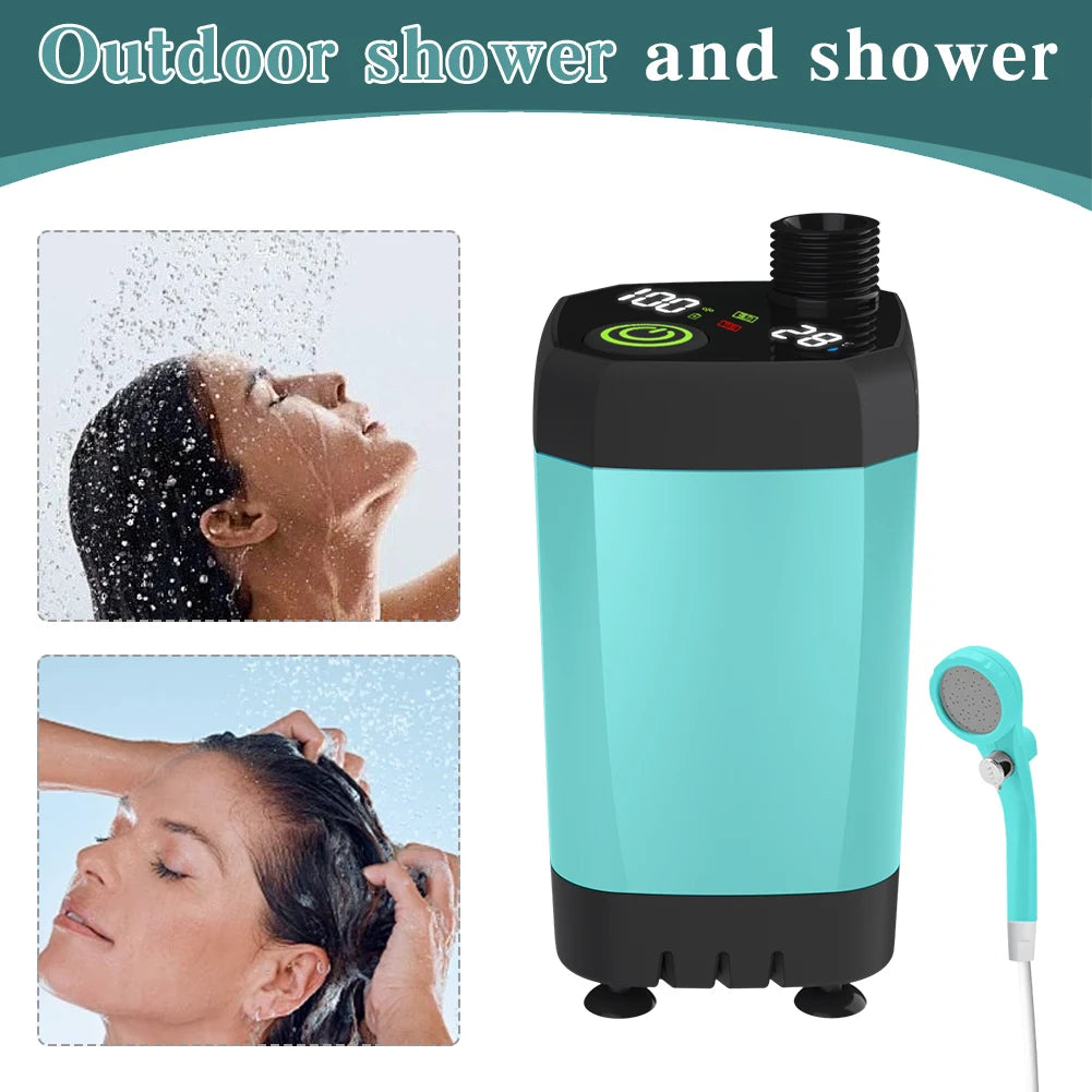 Camping  Waterproof Outdoor Shower with Battery