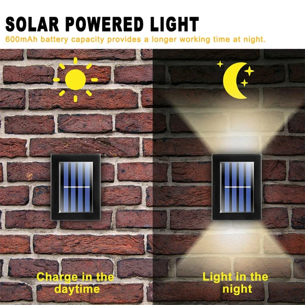 2pcs Outdoor Solar Lights