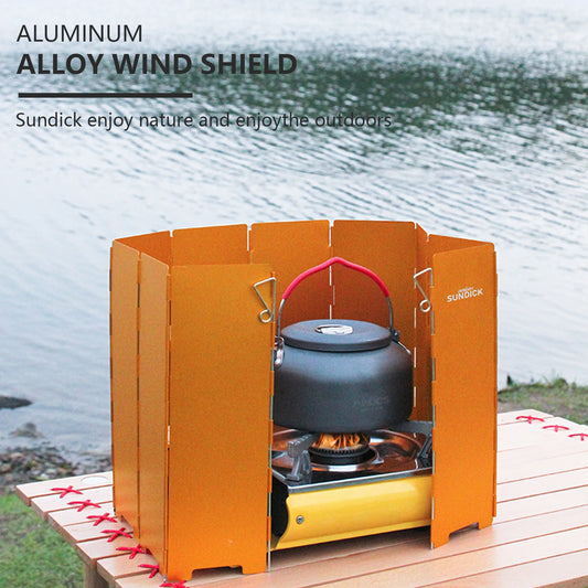 Foldable Gas Stove Windshield