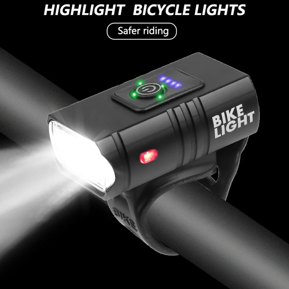 1-3P LED Bicycle Light & USB Rechargeable