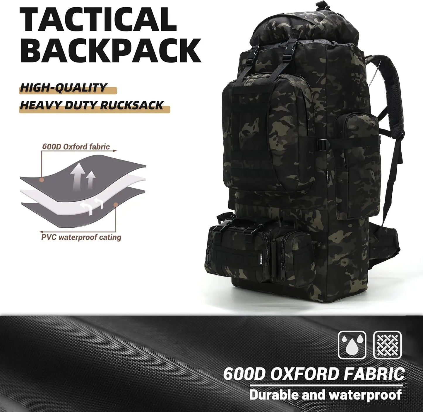 Rucksack Military Camping Backpack