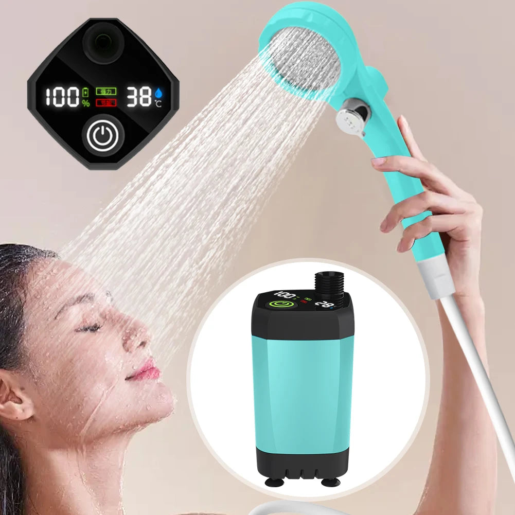 Camping  Waterproof Outdoor Shower with Battery