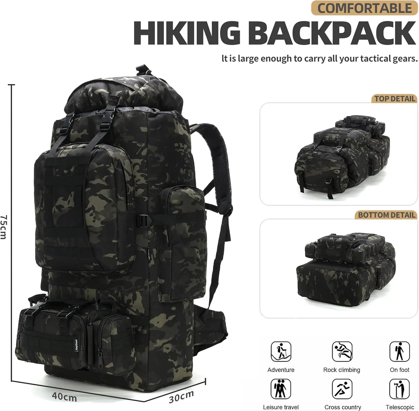 Rucksack Military Camping Backpack