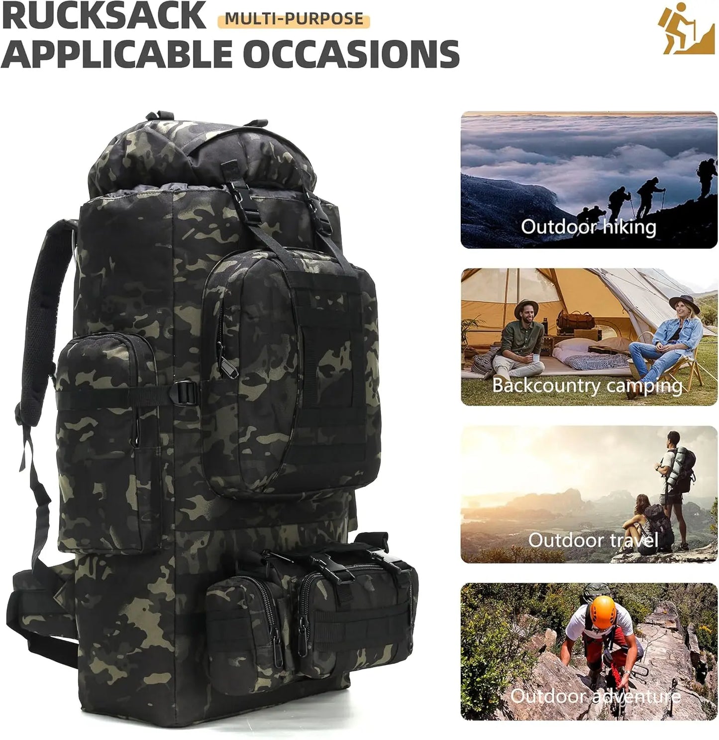 Rucksack Military Camping Backpack