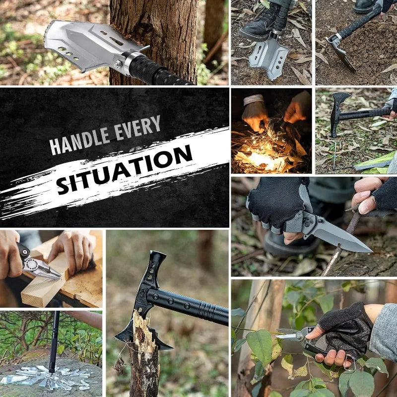 Outdoor Survival Shovel Set