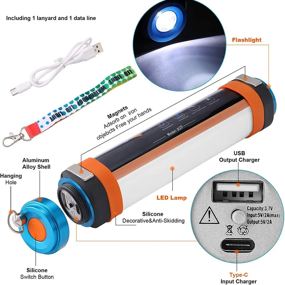 LED Camping Flashlight